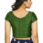 Aastha Fashion Women's Green Art Silk Designer Party Wear Readymade Blouse