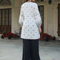 Juniper Women's White Rayon Staple Printed Straight Clothing Set | Swadesiicart