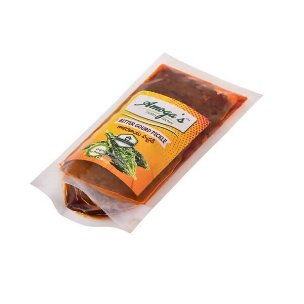 Amoga's Pickles Factory Bitter Gourd Pickle Andhra Style - Swadesiicart