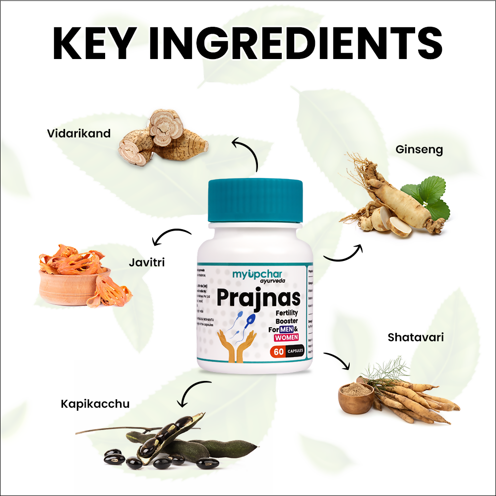 myUpchar Ayurveda Prajnas Fertility Booster Capsules | Swadesiicart
