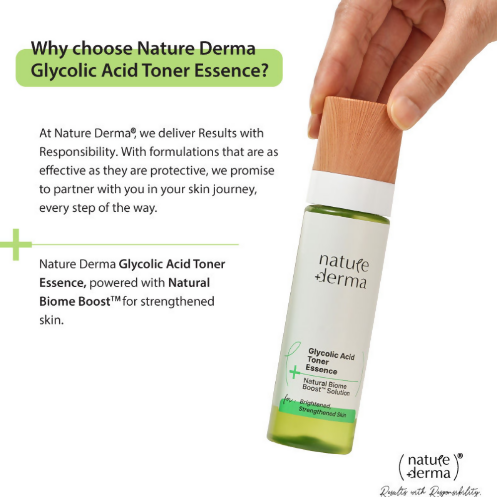 Nature Derma Glycolic Acid Toner Essence | Swadesiicart