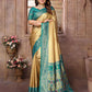 Aastha Fashion Gold Banarasi Tissue Silk Weaving Saree