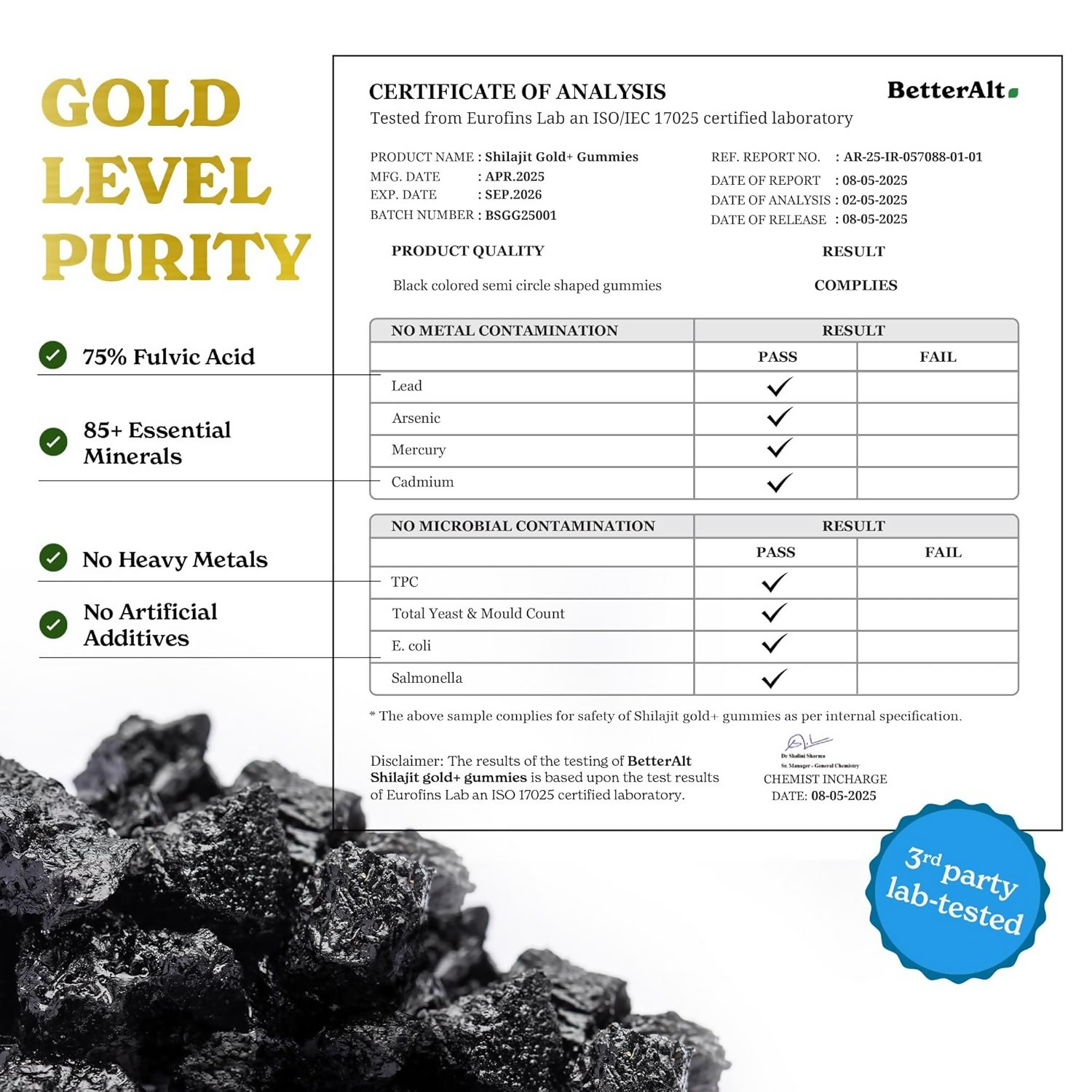Better Alt Gold+ Sj Gummies | Swadesiicart