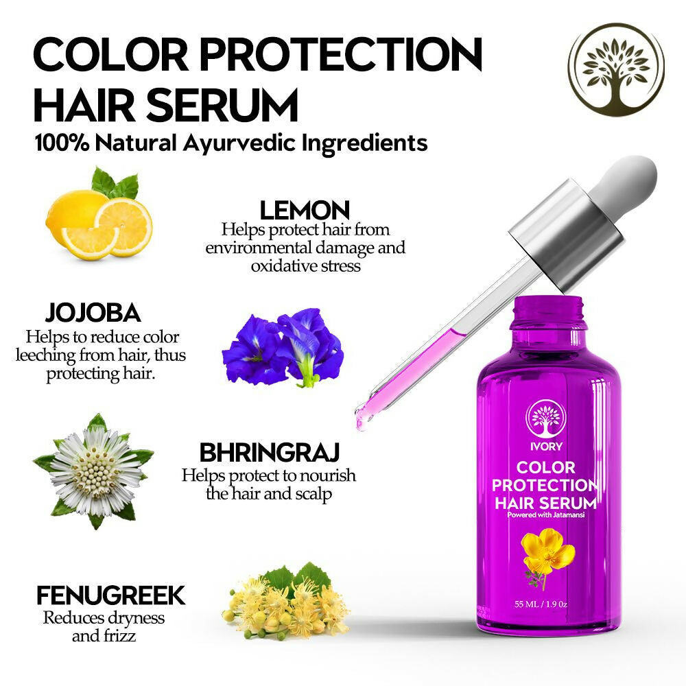 Ivory Natural Color Protection Hair Serum Restore Color Intensity | Swadesiicart