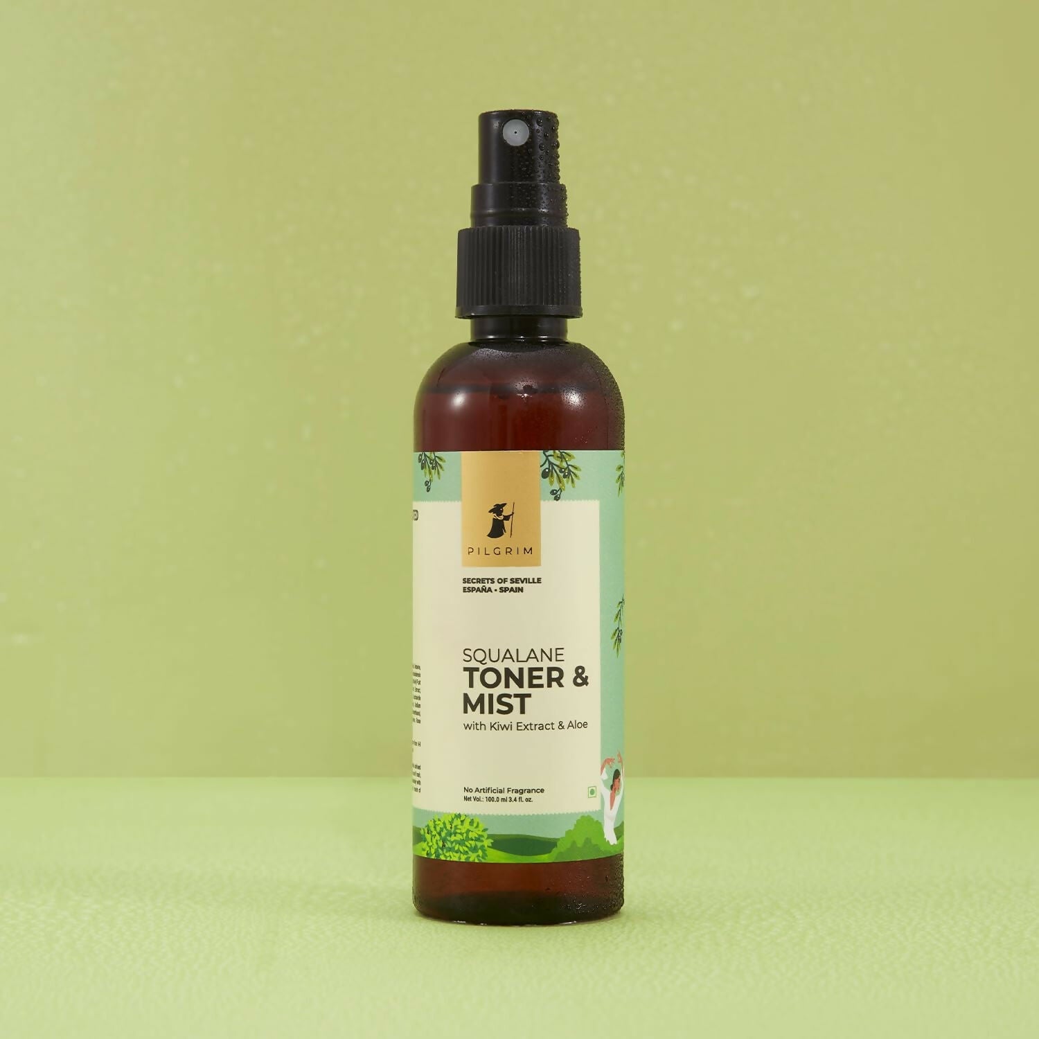 Pilgrim Spanish Face Toner For Glowing Skin, Refreshes & Hydrates Skin, Open Pores Tightening, Acne Prone Skin - Swadesiicart