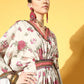 Ahalyaa Women Beige Colour Crepe Digital Printed Kurta Palazzo Set | Swadesiicart