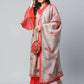 Ahalyaa Womens Chiku Chanderi Printed Kurta Palazzo Set | Swadesiicart