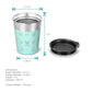 Vaya Popcup Insulated Coffee Mug Tumbler With Lid - 250 ml (Cool Cyan) | Swadesiicart