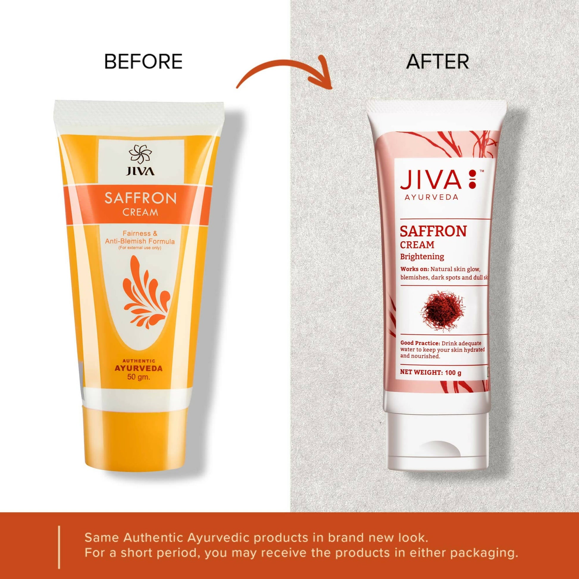 Jiva Ayurveda Saffron Cream - Swadesiicart