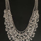Mominos Fashion Johar Kamal Oxidised Silver-Plated Brass Finish Ghungroo Necklace with Earrings For Women - Mominos Fashion