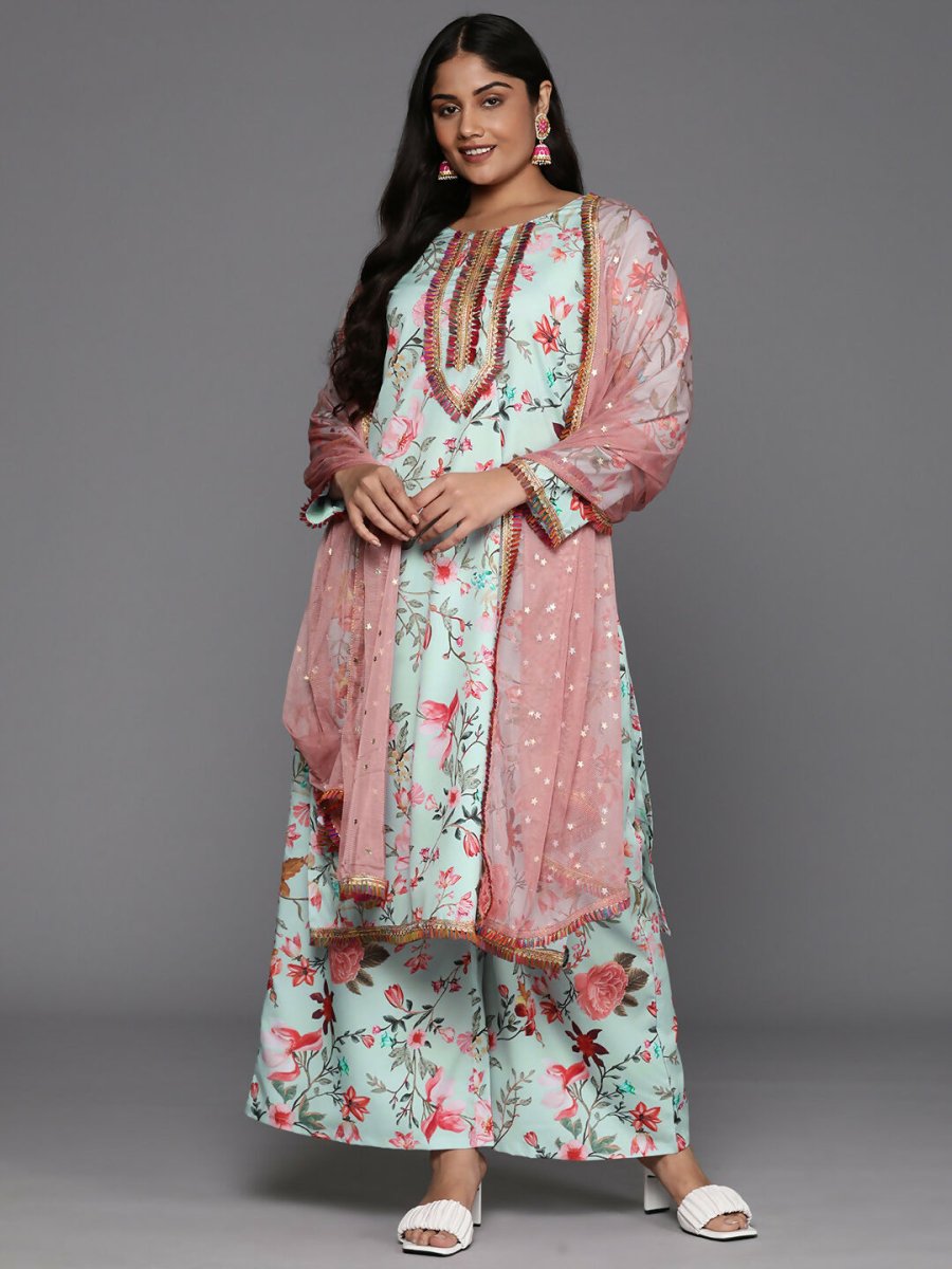 Ahalyaa Women's Traditional wear Kurta Set - Multi Color | Swadesiicart