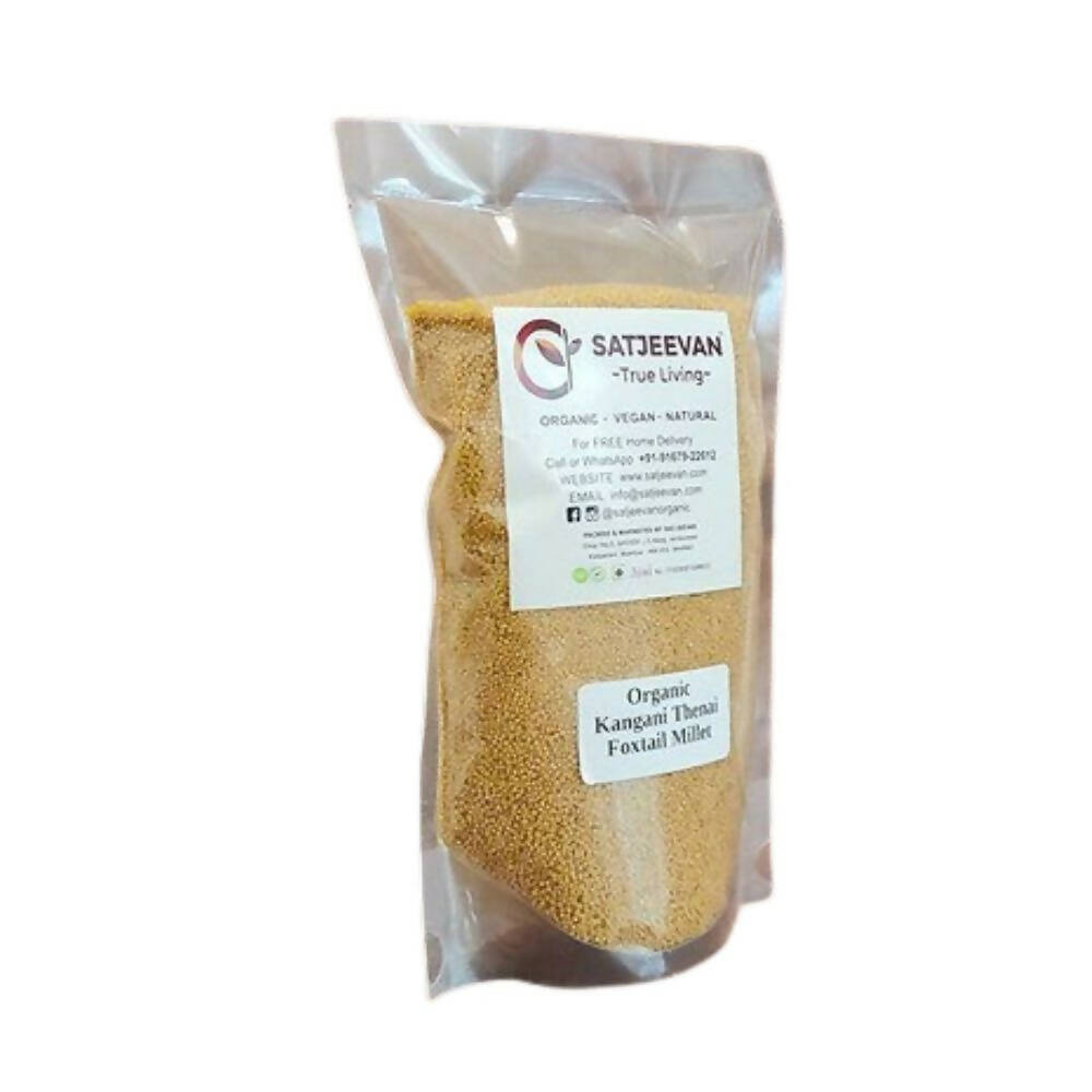 Satjeevan Organic Kangani Foxtail Millet - Swadesiicart