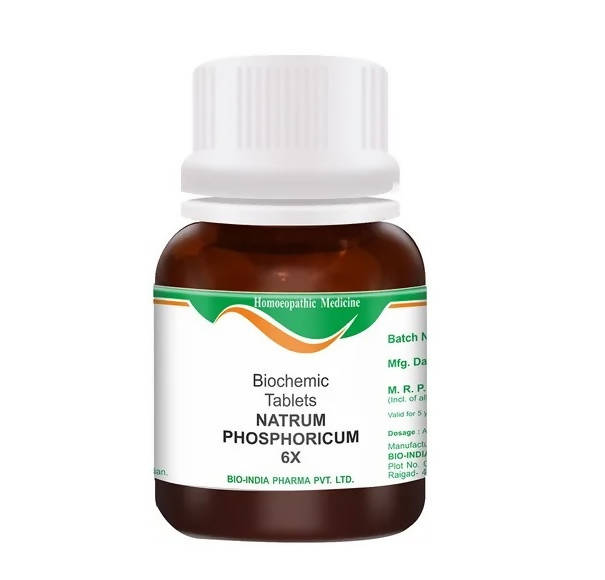 Bio India Homeopathy Natrum Phosphoricum Biochemic Tablets | Swadesiicart