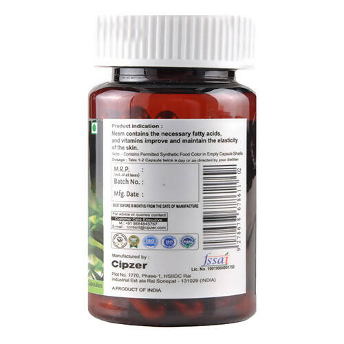 Cipzer Neem Capsules - Swadesiicart