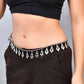 VOJ Oxidised German Silver Adjustable Waist Belt | Swadesiicart
