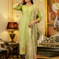 The52 Lemons Women's Beautiful Viscose Shimmer Fabric Embroidered Work Straight Kurta Pant and Dupatta Set - Swadesiicart