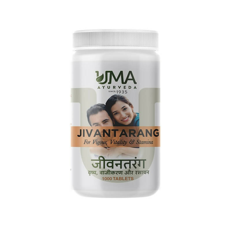 Uma Ayurveda Jivan Tarang Performance Booster Ayurvedic Tablets for Men - Swadesiicart