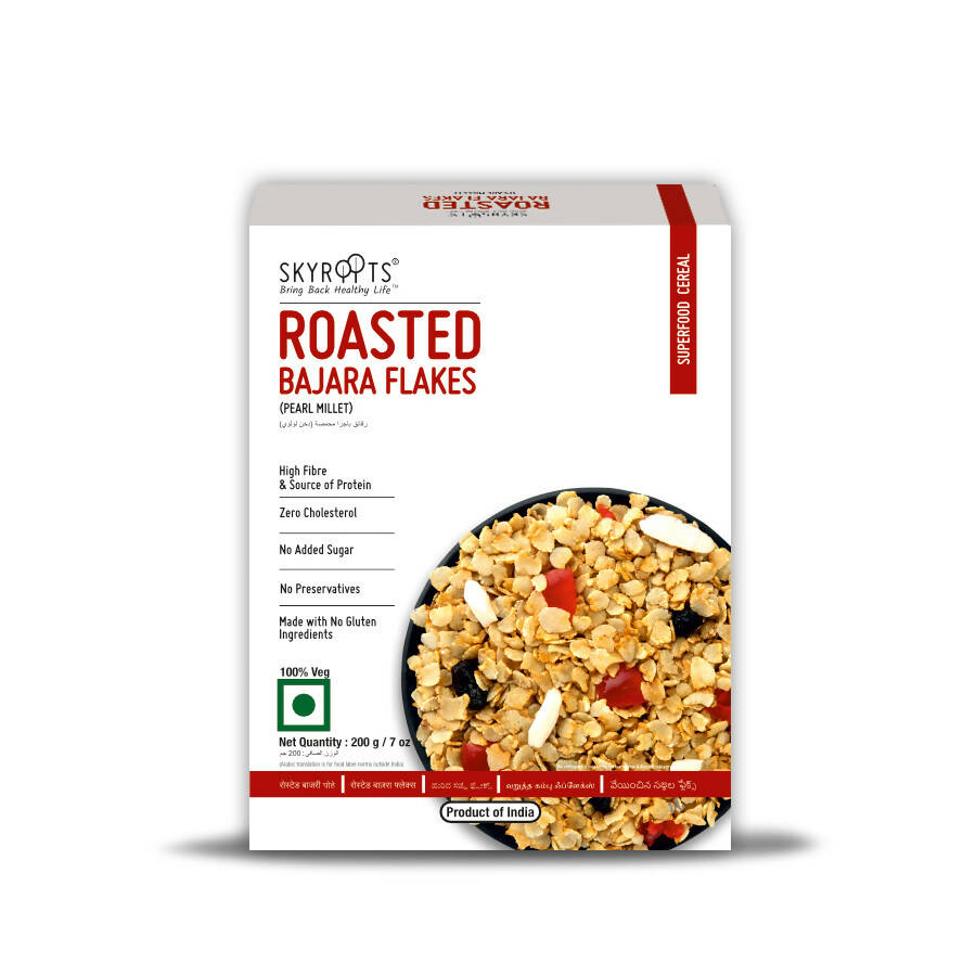 Skyroots Roasted Bajara Flakes - SKYROOTS VENTURES LLP