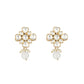 Nuyug 22K Gold Plated Kundan Paradise Stud Earrings | Swadesiicart