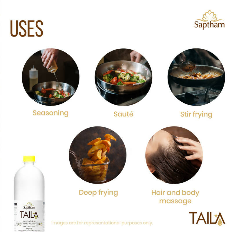 Saptham Taila Coconut Oil - Swadesiicart