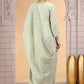 Chhap Light Green Colour Satin Silk Hand Work Salwar Suit - Swadesiicart
