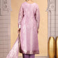 Chhap Organza Jacquard Woven and Hand Work Salwar Suit In Purple Pink Colour - Swadesiicart