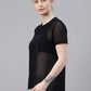 MKH Typography Printed Drop-Shoulder Sleeves Dri-FIT T-shirt - Swadesiicart