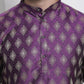 Sojanya Ethnic Motifs Woven Design Jacquard Regular Kurta | Swadesiicart
