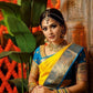 Kalini Ethnic Motifs Woven Design Zari Silk Cotton Banarasi Saree | Swadesiicart