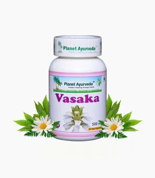 Planet Ayurveda Vasaka Capsules - Planet Ayurveda