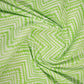 Light Green Colour Combo With Waves Print Pure Mulmul Cotton Saree By Gayathri Reddy Designer Studio | Swadesiicart