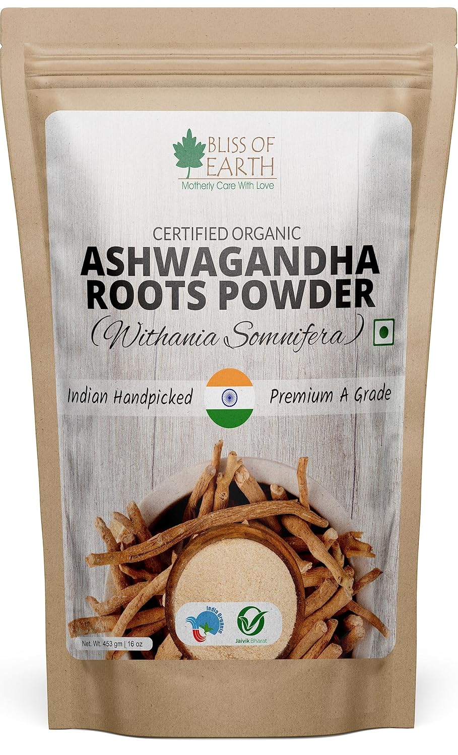 Bliss of Earth Ashwagandha Root Powder - Swadesiicart