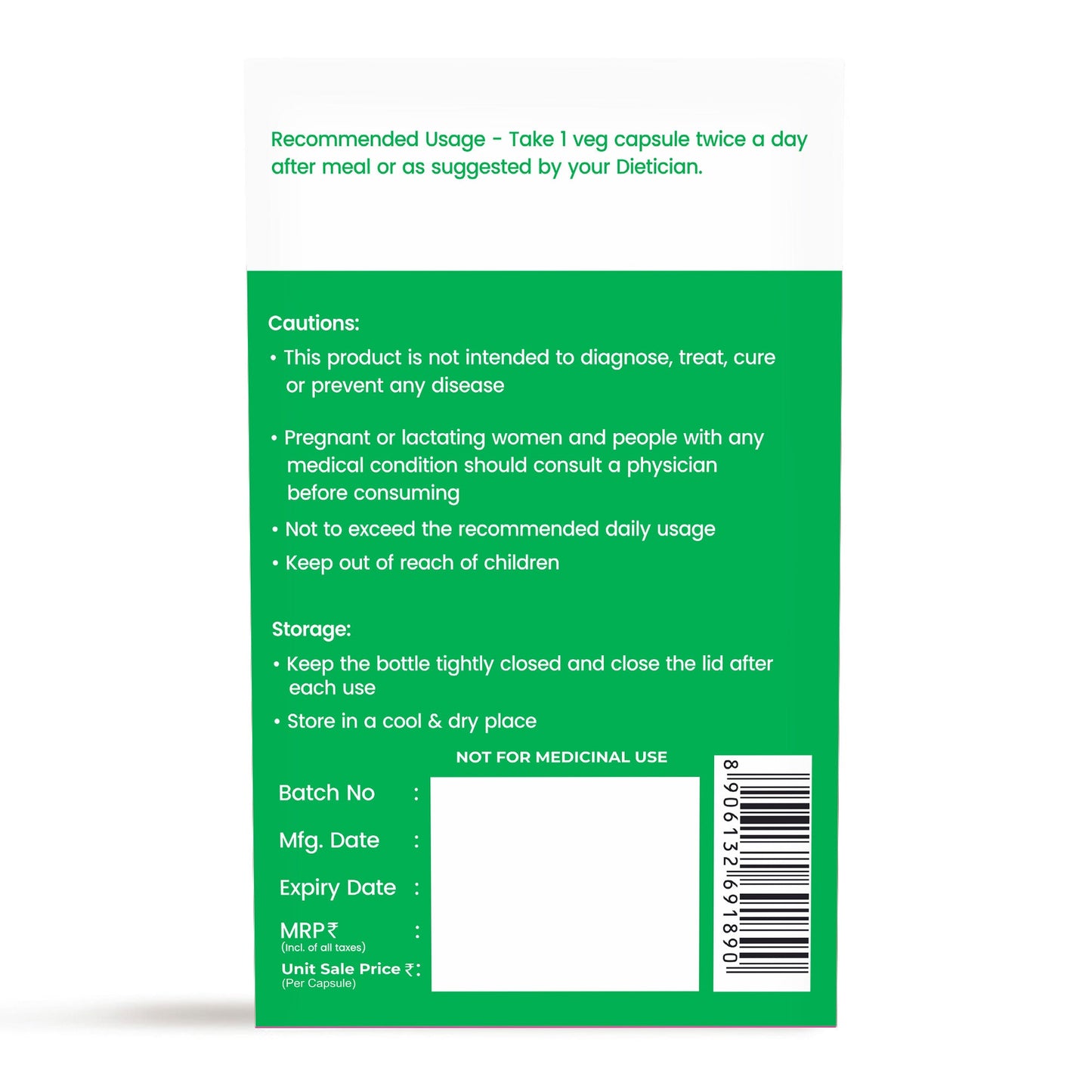 Dr. Morepen Veg-Omega Veg Capsules | Swadesiicart