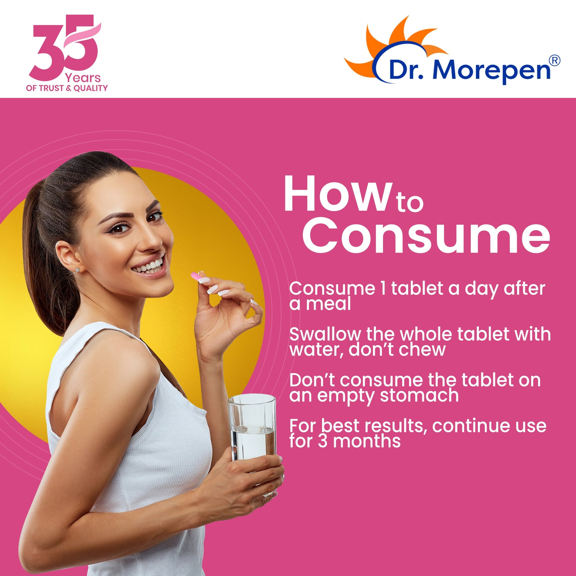 Dr. Morepen Biotin Plus Tablets - Swadesiicart