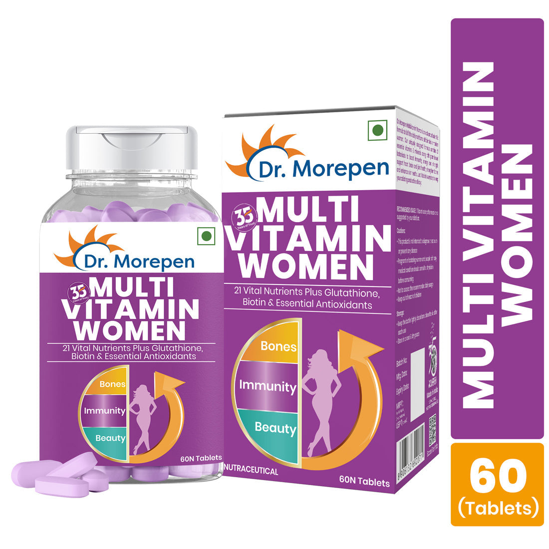 Dr. Morepen Multi-Vitamin Tablets For Women - Swadesiicart
