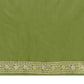 Vardha Women's Olive Green Banarasi Art Silk Saree | Swadesiicart