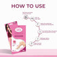 VI-JOHN Feather Touch Rose & Alevera Hair Removal Wax Strips for Normal Skin Praraben & Sulphate Free | Swadesiicart