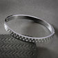 NVR Men's Set of 2 Rhodium-Plated Stainless Steel Kada Bracelet - Swadesiicart