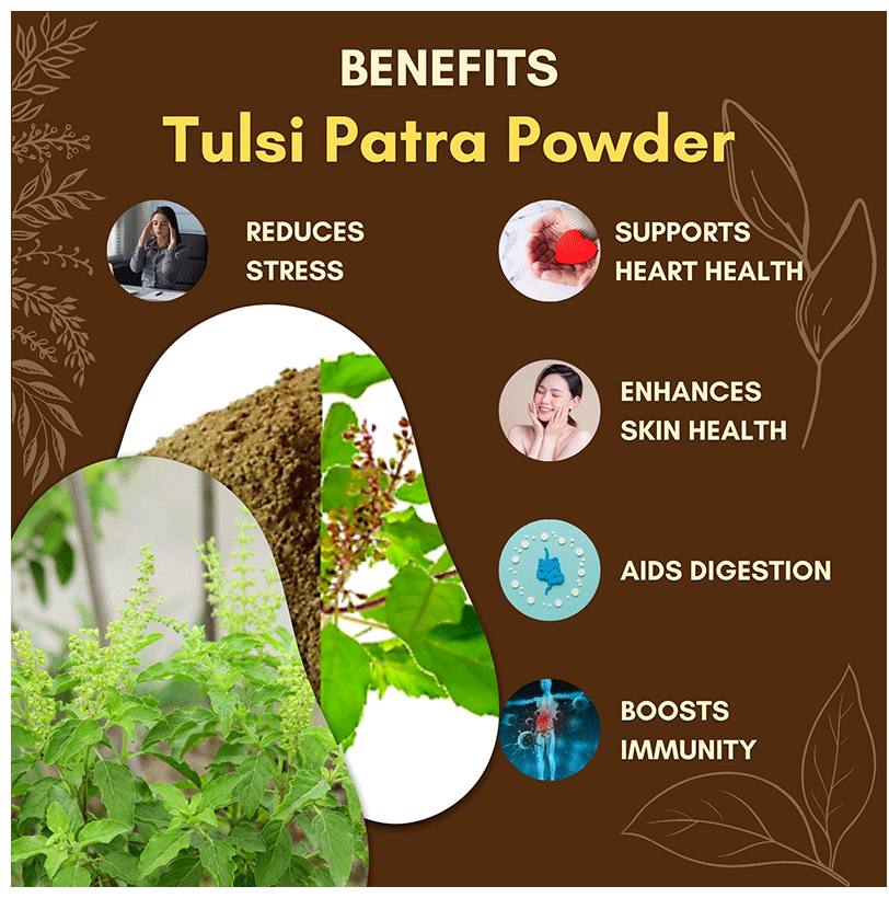 Jaived Ayurveda Tulsi Patra Powder | Swadesiicart