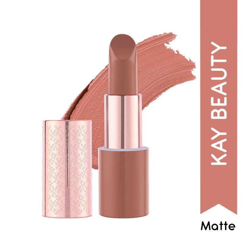 Kay Beauty By Katrina Kaif Matte Drama Long Stay Lipstick - Muse | Swadesiicart