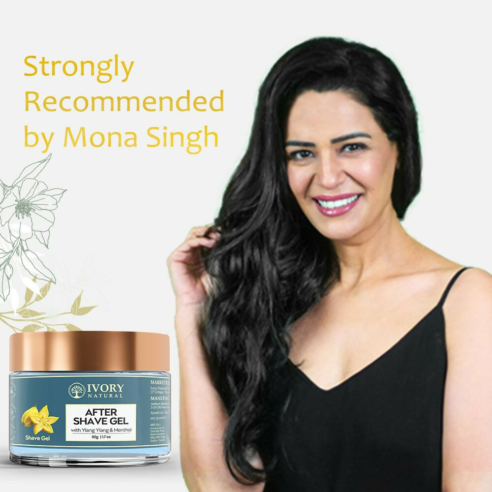 Ivory Natural After Shave Gel For Gentle Post-Shave, Reduced Facial Worries | Swadesiicart