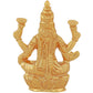 Estele Gold-Polished goddess of wealth Laxmi Devi on lotus Idol for Home/Car decor - Swadesiicart