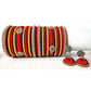 Red Grand Wedding Silk Thread Bangle Set with Jhumka Ear rings - Madhu Collections