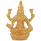 Estele Gold-Polished goddess of wealth Laxmi Devi on lotus Idol for Home/Car decor - Swadesiicart