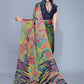 Mirchi Fashion Women's Chiffon Forest Designer Saree