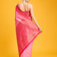Monjolika Fashion Elegant Light Pink Banarasi With Intricate Zari Work With Rich Brocade Patterns Silk Saree | Swadesiicart
