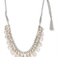 Blush Pink Kundan Choker with Earrings- Ruby Raang | Swadesiicart