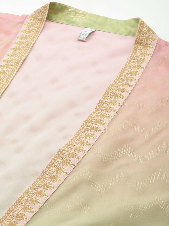 Ahalyaa Women's Traditional Wear Co-ods - Green - Swadesiicart