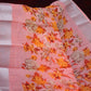 Pastel Peach Colour Floral Design Semi Chanderi Saree By Gayathri Reddy Designer Studio | Swadesiicart