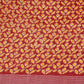 Combo of Parrot Green and Red Patola Print Semi Chanderi Saree By Gayathri Reddy Designer Studio | Swadesiicart